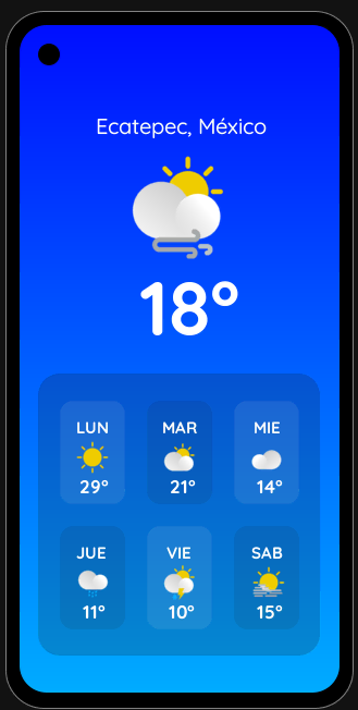 UI Weather in Java